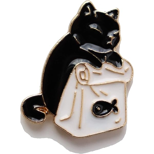 Amazon | 猫とコーヒー ピンバッジ CATS AND COFFEE パロディピンズ